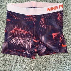 Nike dry fit spandex shorts